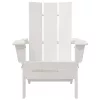  Összecsukható Adirondack székek 2 db Fehér 74.5x80.5x90 cm HDPE