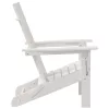  Összecsukható Adirondack székek 2 db Fehér 74.5x80.5x90 cm HDPE