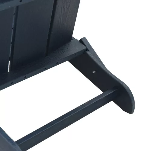  Összecsukható Adirondack Székek 2 db Tengerészkék 74.5x80.5x90 cm HDPE