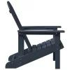  Adirondack székek 2 db Tengerészkék 74x82x90 cm HDPE