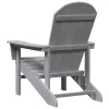  Adirondack székek 2 db Világosszürke 74x82x90 cm HDPE