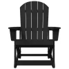  Adirondack hintás székek 2 pcs Fekete 73.5 x 92 x 90 cm HDPE