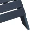  Adirondack szék lábtartókkal 2 db Tengerészkék HDPE