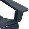  3 darabos Kerti pihenőkészlet Tengerészkék HDPE