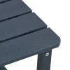  3 darabos Kerti pihenőkészlet Tengerészkék HDPE