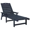  Nyugágy 2 db Tengerészkék 162x53x98.5 cm HDPE