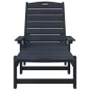  Nyugágy 2 db Tengerészkék 162x53x98.5 cm HDPE