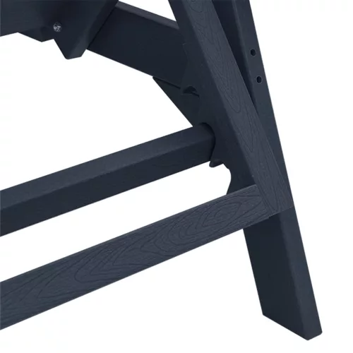  Nyugágy 2 db Tengerészkék 162x53x98.5 cm HDPE
