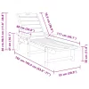  Nyugágy 2 db Tengerészkék 162x53x98.5 cm HDPE