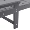 Napozóágy 2 db Világosszürke 162x53x98.5 cm HDPE