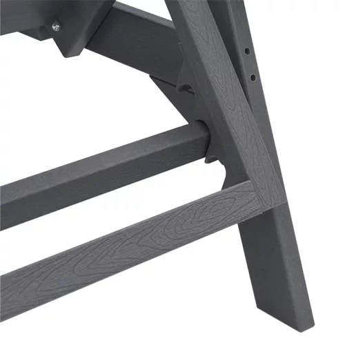  Napozóágy 2 db Világosszürke 162x53x98.5 cm HDPE