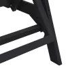  3 darabos kerti lounge szett - Fekete HDPE