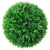  2 db zöld mesterséges boxwood gömbök LED fényekkel 47 cm