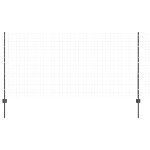  Kerítéstartó oszlopok 88 db U-csatornás Szürke 160 cm Acél