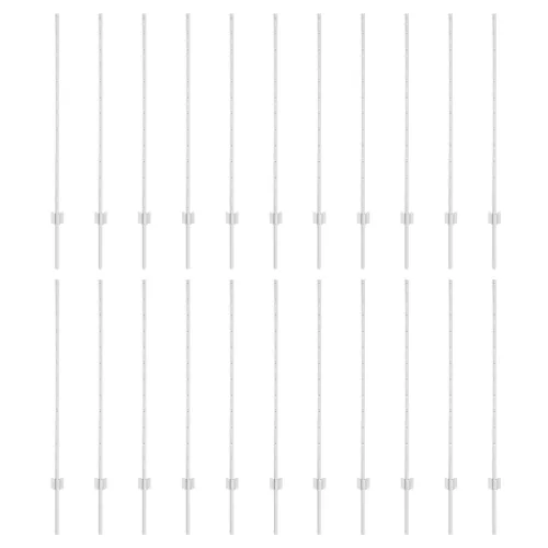  Kerítésoszlopok 44 db U-csatorna Ezüst 160 cm Acél