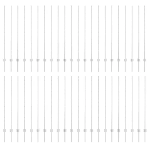  88 db U-Channel Ezüst 180 cm Acél Kerítésoszlopok