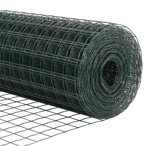  Európai Kerítés 5 U Oszloppal Zöld 0.8x10 m Acél