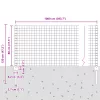  Európai Kerítés 5 U Oszloppal Zöld 0.8x10 m Acél
