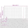  Euro Kerítés 5 U oszloppal, Zöld, 0.8x10 m Acél