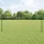  Kerítés oszlopokkal Zöld 0,8 x 25 m Acél és PVC