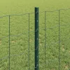  Kerítés oszlopokkal Zöld 0,8 x 25 m Acél