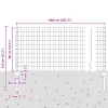  Szürke Európai Kerítés 5 U Oszloppal 0.8x10 m