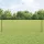  Kerítés oszlopokkal Szürke 0,8 x 25 m Acél és PVC