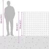  Kerítés oszlopokkal Szürke 1,2 x 25 m Acél