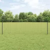  Kerítés oszlopokkal Szürke 0,6 x 50 m Acél és PVC