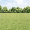  Kerítés oszlopokkal Szürke 0,6 x 25 m Acél és PVC
