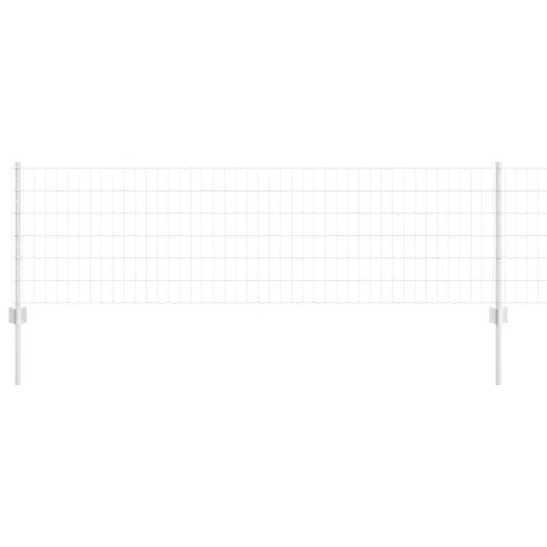  Euro Kerítés 11 U Oszloppal Ezüst 0,6x50 m Acél