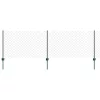  Láncos Kerítés 10 db U Poszttal Zöld 0.8x10 m Acél