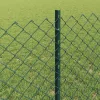  Kerítés oszlopokkal Zöld