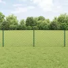  Kerítés oszlopokkal Zöld