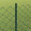  Kerítés oszlopokkal Zöld
