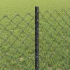  Kerítés oszlopokkal Szürke