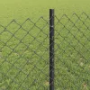  Kerítés oszlopokkal Szürke