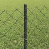  Kerítés oszlopokkal Szürke