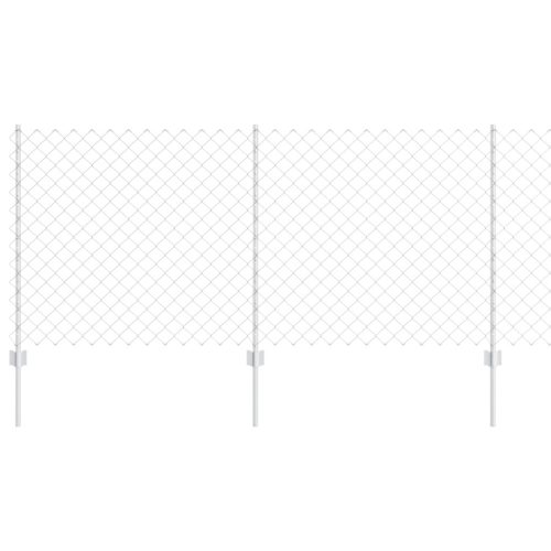  Kerti Kerítés Készlet 2 db Horganyzott acél 25 x 1 m Tartós