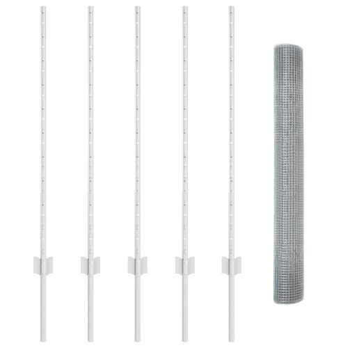  Csirke Háló Kerítés Készlet 2 darabos szett Horganyzott acél