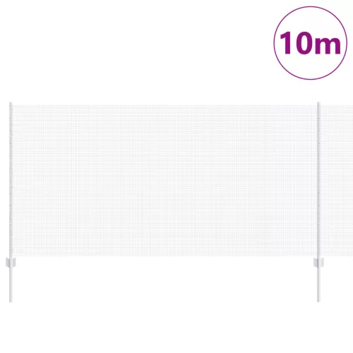  Horganyzott drótháló kerítés 10 U poszttal Ezüst 1.2x10 m Acél