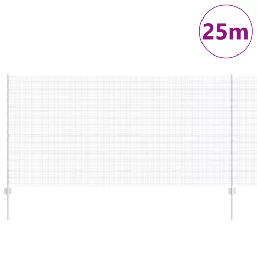  Hegesztett Drótkerítés 22 U Oszloppal Ezüst 1,2x25 m Acél