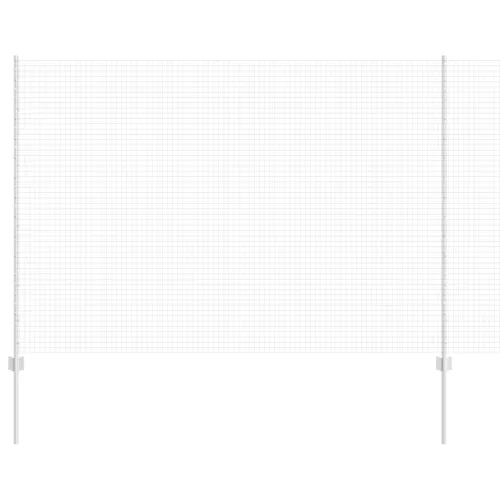  hegesztett drótkerítés 22 U oszloppal Ezüst 1.6x25 m Acél