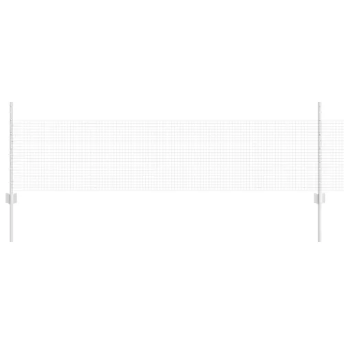  Hegesztett Drótfence 5 Oszloppal Ezüst 0.5x100 m Acél