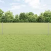  Horganyzott Drótkerítés 44 U Oszloppal Ezüst 0.6x100 m Acél
