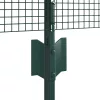  Hegesztett Drótkerítés 5 U oszloppal Zöld 0.4x10 m Acél