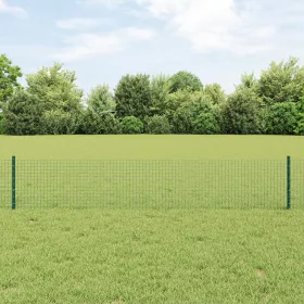  Hegesztett Drótkerítés 5 U Poszttal Zöld 0.4x10 m Acél