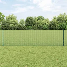  Kerítés oszlopokkal Zöld