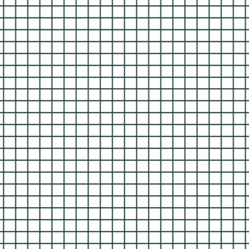 hegesztett drótkerítés 5 U poszttal Zöld 0.8x10 m Acél