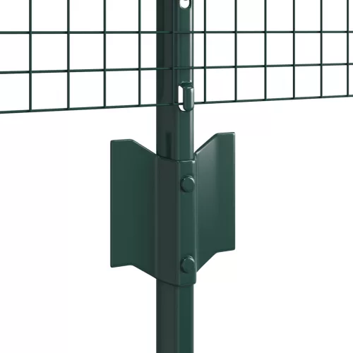  Hegesztett Drótkerítés 5 U Oszloppal Zöld 0.8x10 m Acél